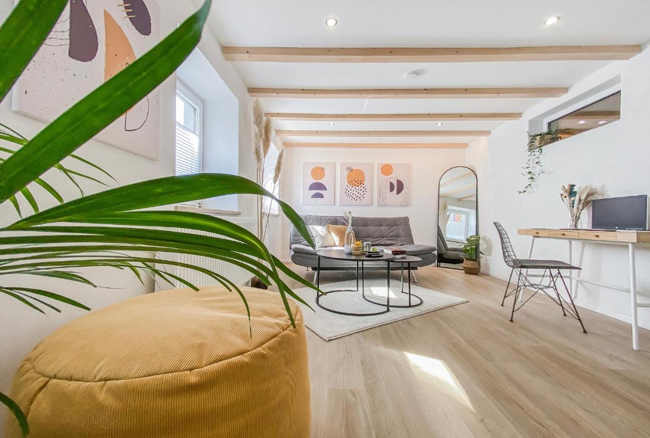 Stylisches Apartment Mit Terrasse In Der Altstadt Von Donauwörth 外观 照片